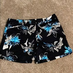 White House Black Market Floral Shorts